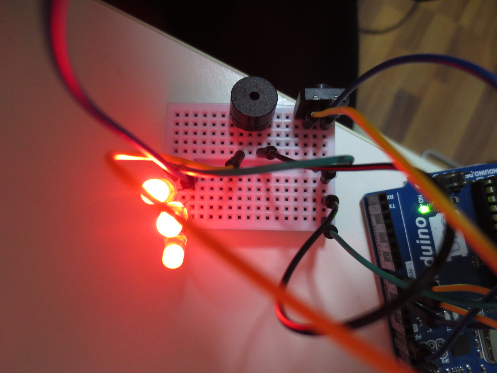 A Top Down close-ish up view of the Prototype