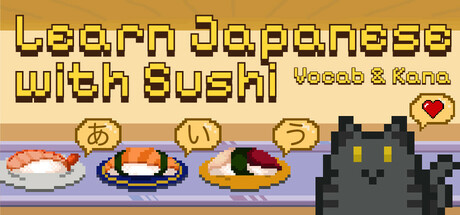 Learn Japanese Kana & Vocab with Sushi Game Cover